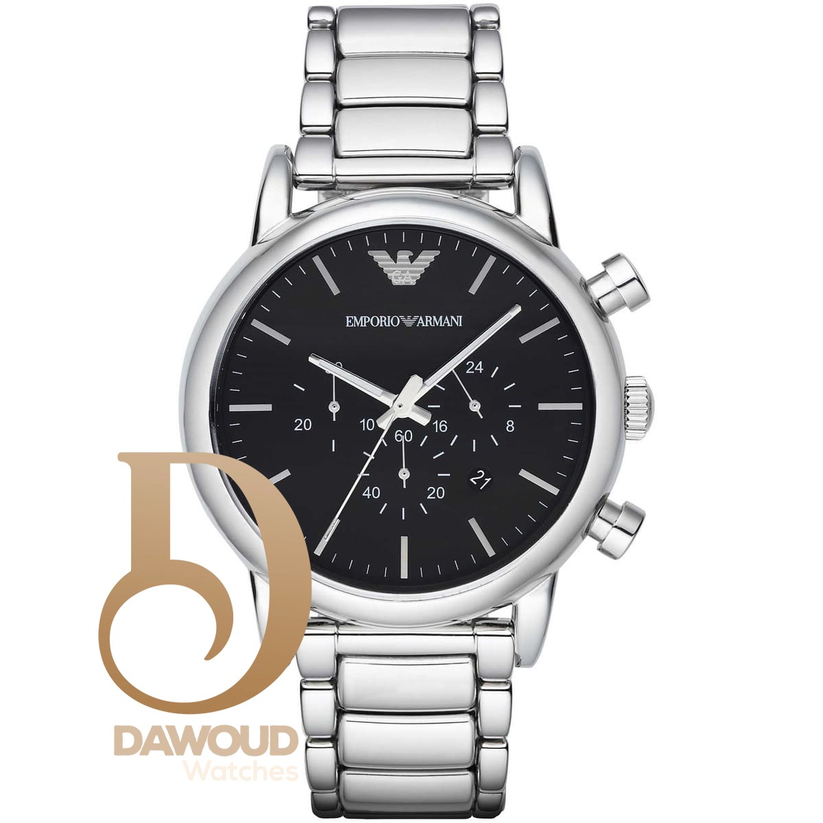 1-2 ساعة امبوريو ارماني للرجال AR1894 - Image 1