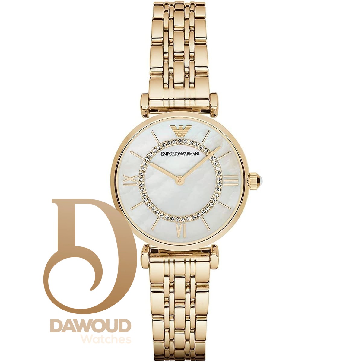 1-4 ساعة امبوريو ارماني للسيدات AR1907 - Image 1