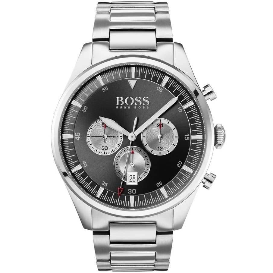 1513712-hugo-boss-watch-men-silver-metal-pioneer ساعة هوغو بوس للرجال 1513712 - الصورة 1