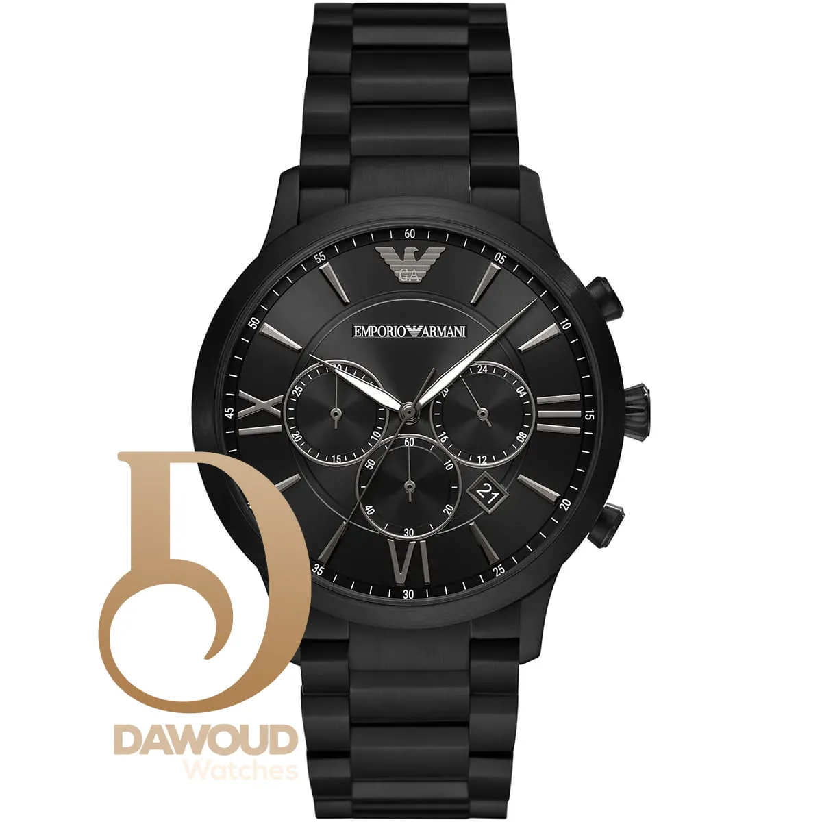 ar11349-emporio-armani-watch-men-black-dial-stainless-steel-metal-strap-quartz-battery-analog-chronograph-giovanni ساعة امبوريو ارماني للرجال AR11349 - الصورة 1