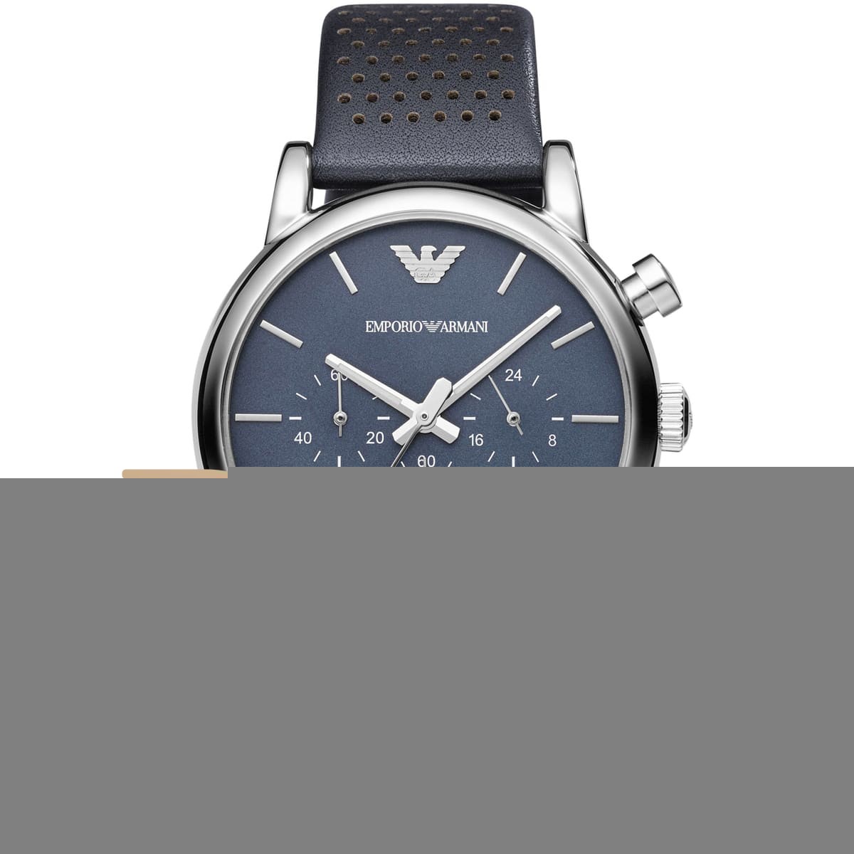 ar1736-emporio-armani-watch-men-blue-dial-leather-strap-quartz-analog-chronograph-luigi ساعة امبوريو ارماني للرجال AR1736 - الصورة 1