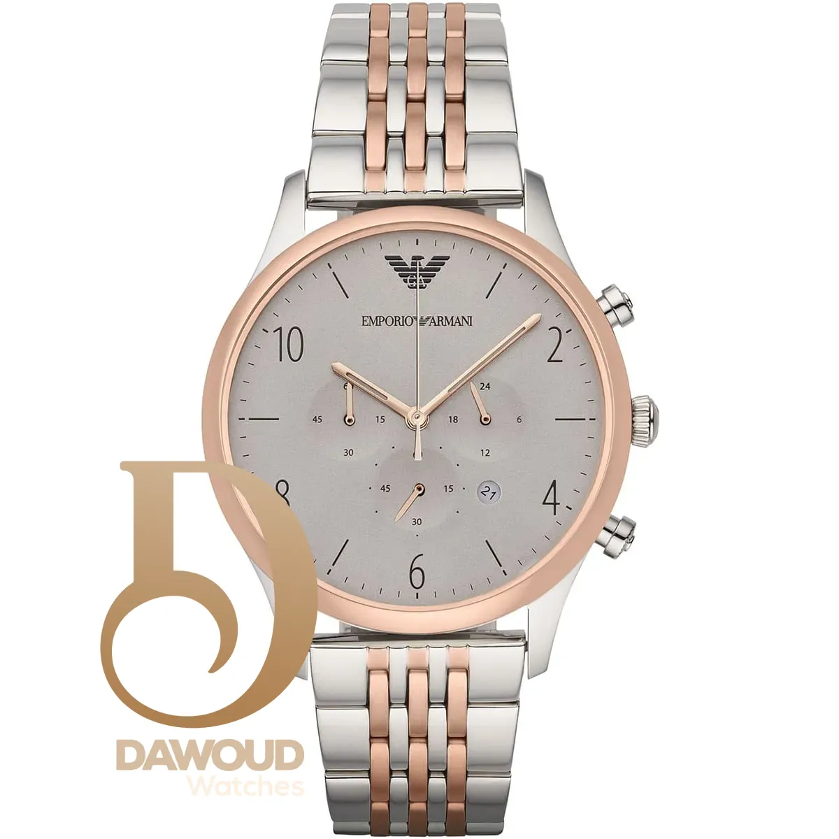 ar1864-emporio-armani-watch-men-gray-dial-stainless-steel-metal-silver-rose-gold-strap-quartz-battery-analog-chronograph-beta-large ساعة امبوريو ارماني للرجال AR1864 - Image 1