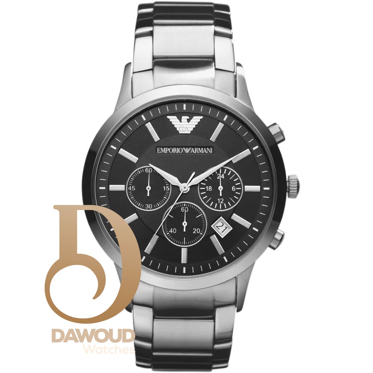ar2434-emporio-armani-watch-men-silver-metal-stainless-steel-renato ساعة امبوريو ارماني للرجال AR2434 - Image 1
