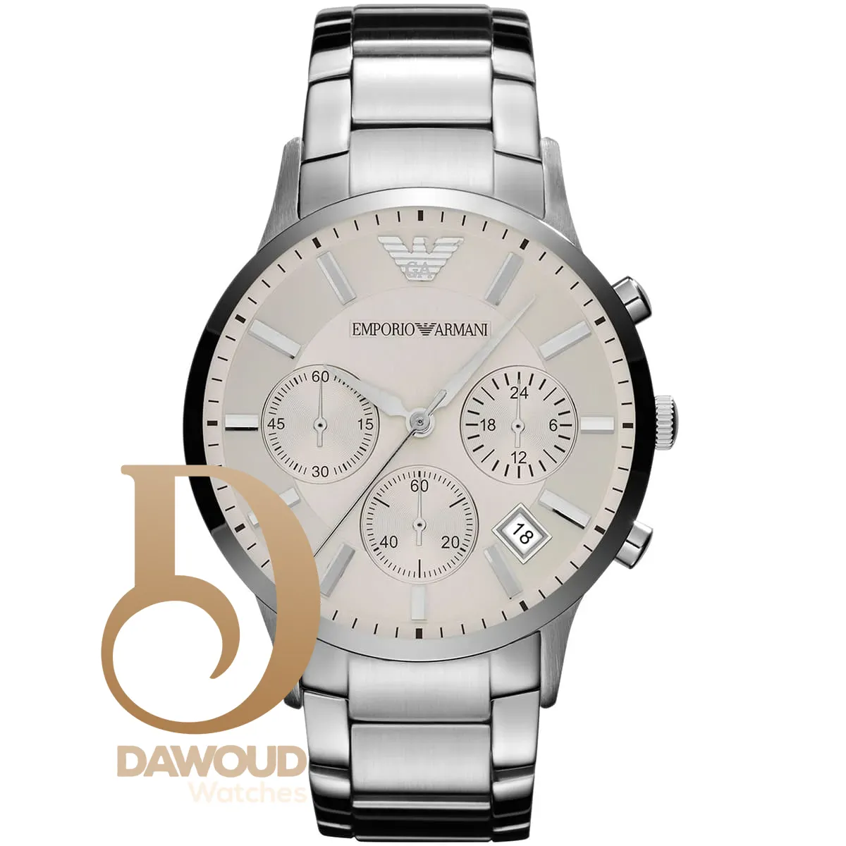 ar2458-emporio-armani-watch-men-white-dial-stainless-steel-metal-silver-strap-quartz-battery-analog-chronograph-renato-large ساعة امبوريو ارماني للرجال AR2458 - Image 1