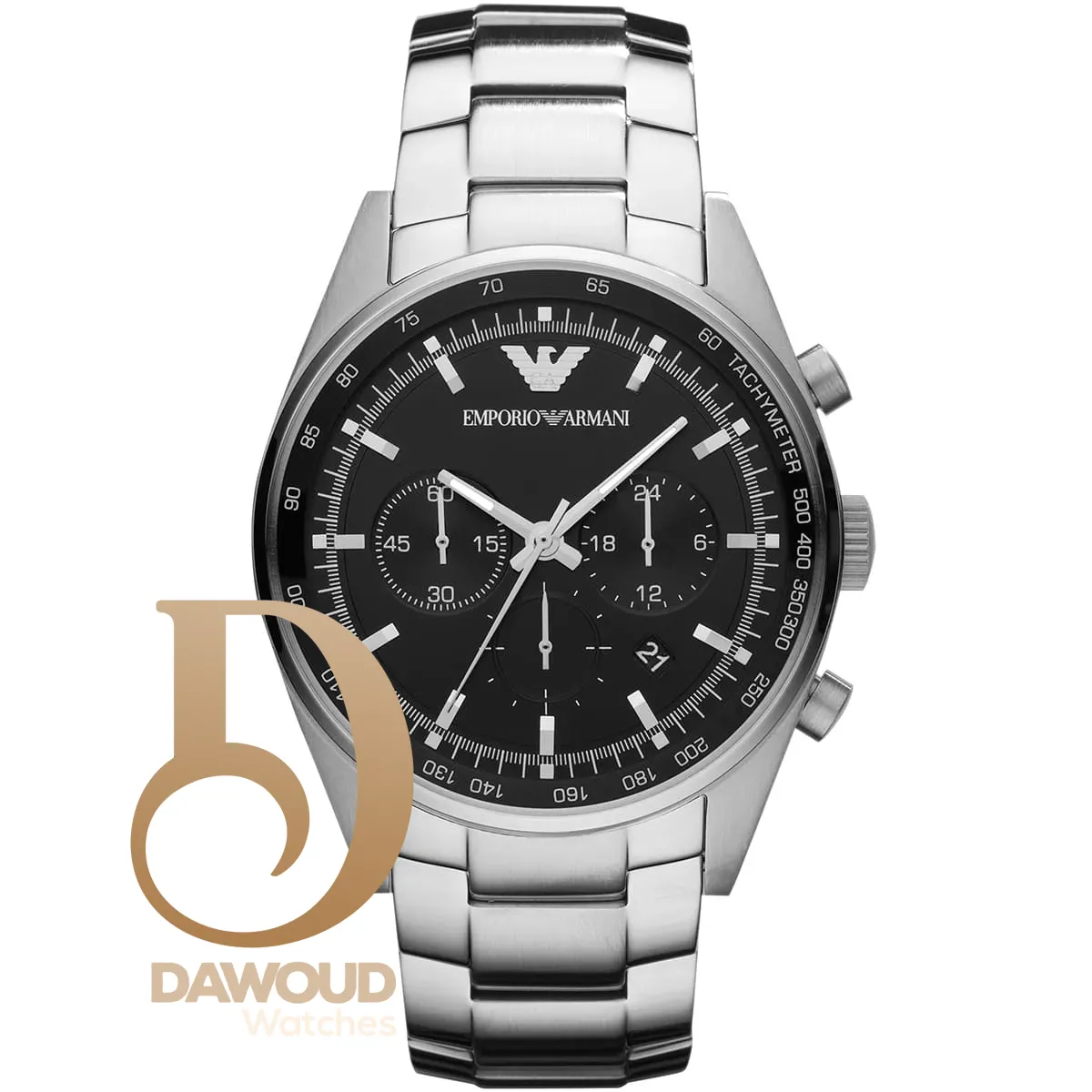 ar5980-emporio-armani-watch-men-black-dial-stainless-steel-metal-silver-strap-quartz-battery-analog-chronograph-tazio-large ساعة امبوريو ارماني للرجال AR5980 - الصورة 1