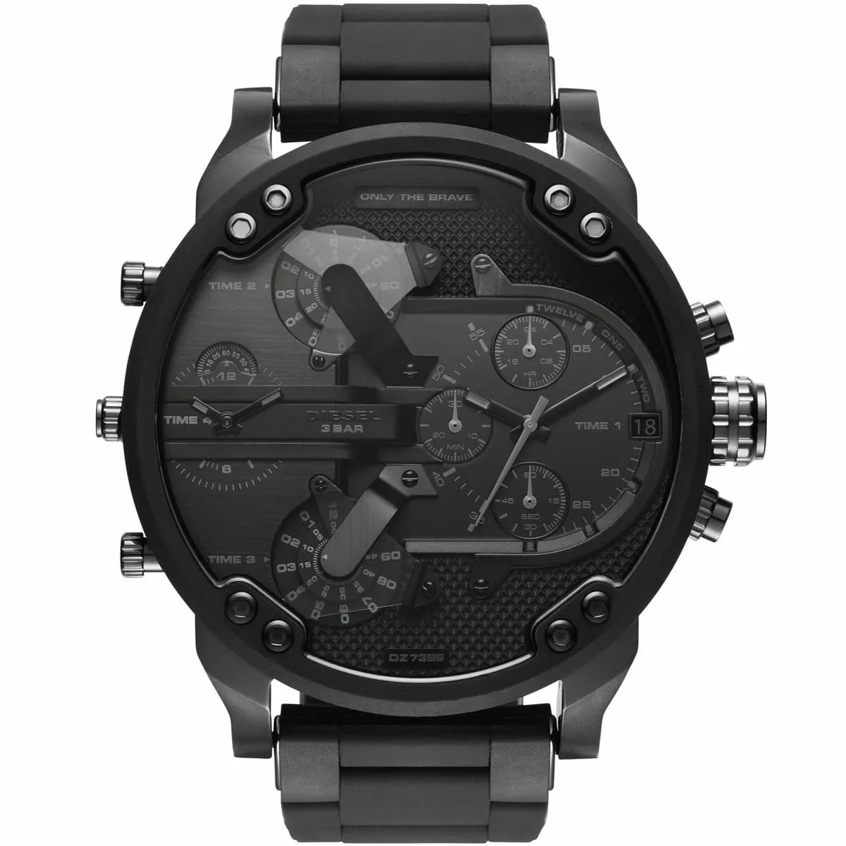 dz7396 diesel watch men black metal mr daddy