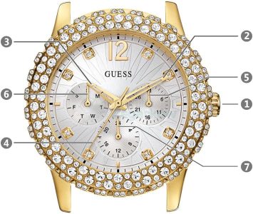guess watch W0335L2 manual 1