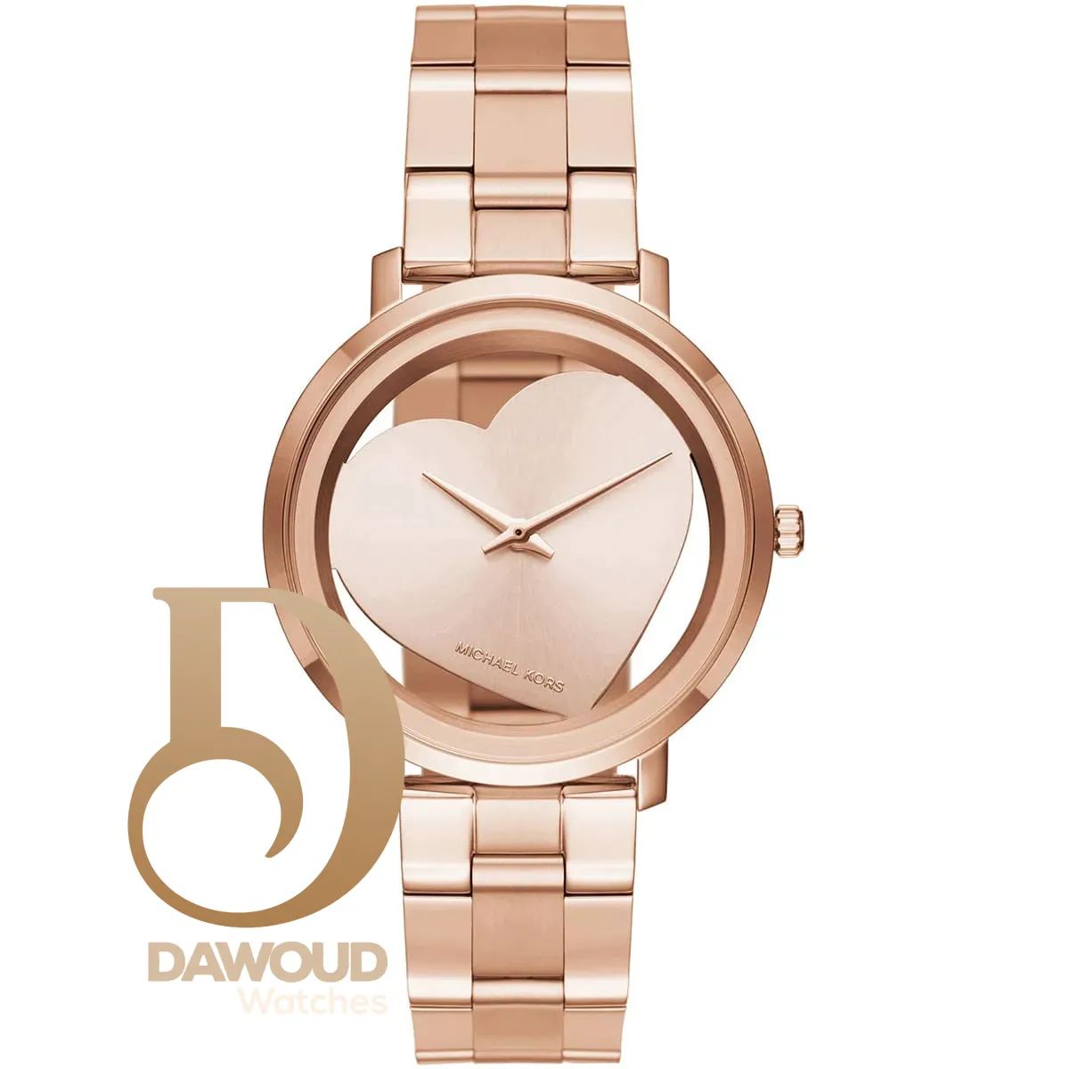 mk3622-michael-kors-watch-women-rose-gold-dial-metal-stainless-steel-strap-quartz-battery-analog-three-hand-jaryn ساعة مايكل كورس للنساء MK3622 - Image 1