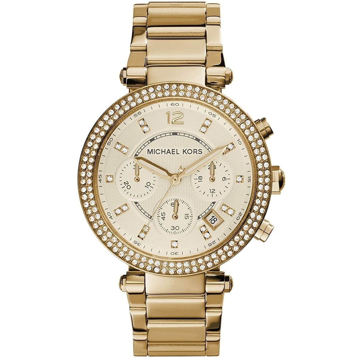 mk5354-michael-kors-watch-women-gold-metal-parker ساعة مايكل كورس للنساء MK5354 - الصورة 1