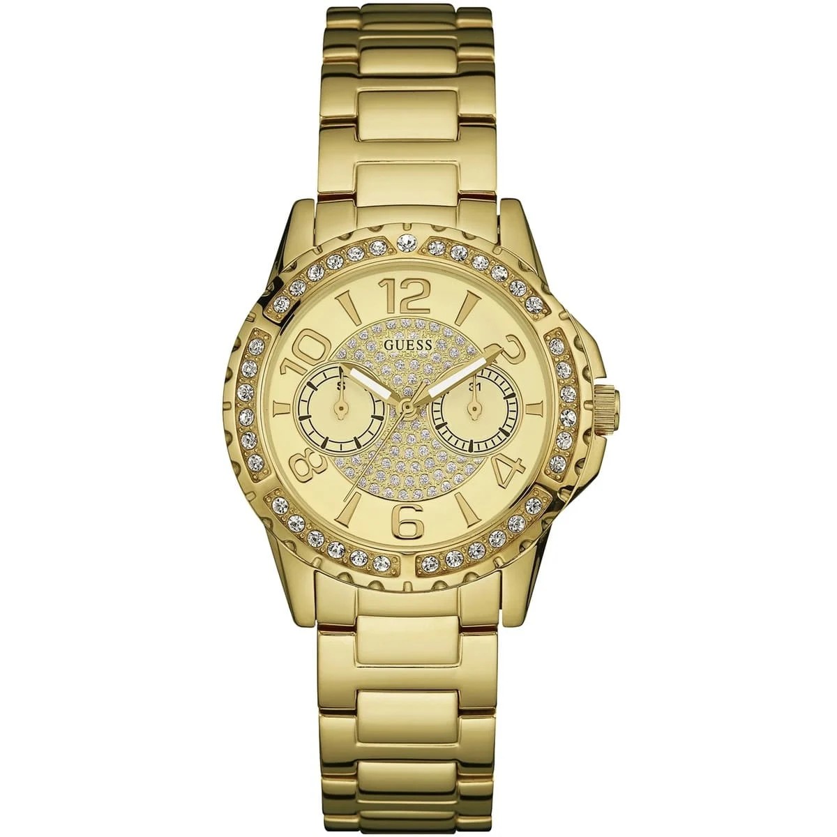 w0705l2 guess watch women gold metal sassy 8