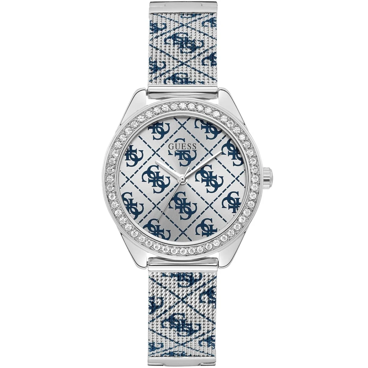 w1279l1-guess-watch-women-silver-metal-claudia ساعة جيس للنساء W1279L1 - Image 1