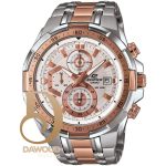 ساعة كاسيو اديفيس رجالية معدن فضى و نحاسى كرونوغراف