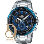 ساعة معدن فضى كاسيو اديفيس رجالية كرونوغراف