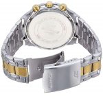 ساعة كاسيو اديفيس رجالية معدن فضى و ذهبى كرونوغراف - Image 2