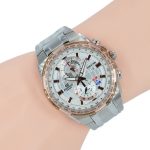 ساعة معدن رجالية فضى كاسيو اديفيس كرونوغراف - Image 5