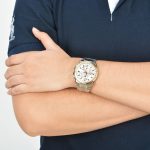 ساعة معدن رجالية فضى كاسيو اديفيس كرونوغراف - Image 6