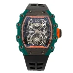 Richard Mille Tourbillon Aerodyne On Black Rubber