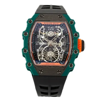 Richard Mille Tourbillon Aerodyne On Black Rubber