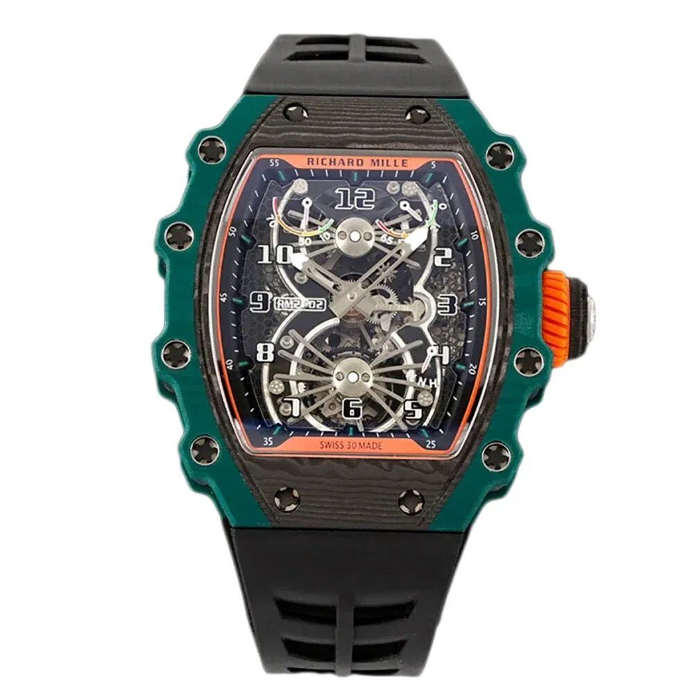 Richard Mille Tourbillon Aerodyne On Black Rubber Richard Mille Tourbillon Aerodyne On Black Rubber
