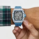 ⁦Richard Mille RM 35-03 'Rafael Nadal' White Carbon 50mm⁩ - الصورة ⁦4⁩