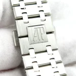 ⁦Audemars Piguet Royal Oak Blue Plate Steel Steel⁩ - الصورة ⁦4⁩