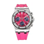 Royal Oak Offshore Selfwinding Chronograph Pink Dial in Steel
