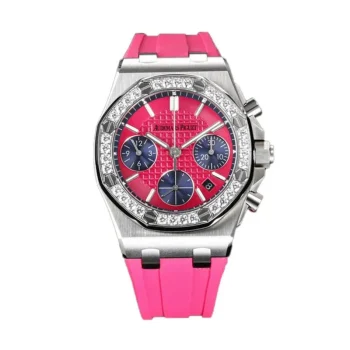 Royal Oak Offshore Selfwinding Chronograph Pink Dial in Steel