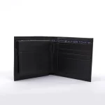 محفظة من تومي هيلفيغر للرجال جلد أسود - Image 2
