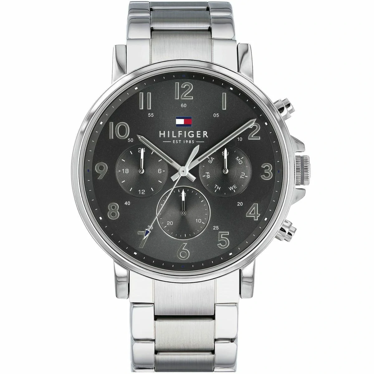 1710382-tommy-hilfiger-watch-men-silver-metal-stainless-steel-daniel ساعة تومي هيلفيغر للرجال 1710382 - الصورة 1