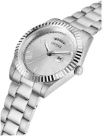 GUESS Watch for Men, Japanese Quartz Movement, Analog Display, Silver Stainless Steel Strap-GW0265G6 - Image 3