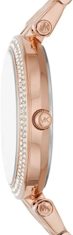 ⁦Michael Kors - Darci Collection, Rose Gold Stainless Steel Bracelet, MK4592 Women's Watch, Rose Gold, Bracelet, Rose Gold, Bracelet⁩ - الصورة ⁦3⁩