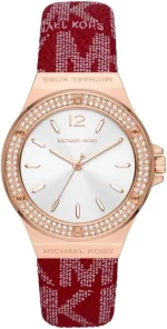 Michael Kors MK7308 Ladies Lennox Watch, Red, MK7308-AMZUK