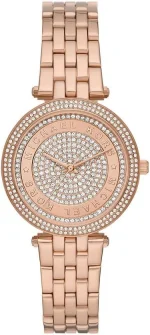 Michael Kors - Darci Collection, Rose Gold Stainless Steel Bracelet, MK4592 Women's Watch, Rose Gold, Bracelet, Rose Gold, Bracelet