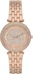 Michael Kors - Darci Collection, Rose Gold Stainless Steel Bracelet, MK4592 Women's Watch, Rose Gold, Bracelet, Rose Gold, Bracelet