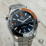 ساعه من OMEGA بلون مينا اسود وسير فضي من الستانليس ستيل - Image 4