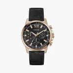 Genuine Leather Analog 44 mm Watch GW0901G5
