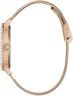 GUESS Dress Watch for Women, Quartz Movement, Analog Display, Rose Gold Stainless Steel Strap-GW0402L3 - Image 2