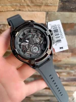 GUESS gw0423g3 Men's Sport Cut-Thru Multifunction 46mm Watch, - Image 4