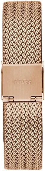 GUESS Dress Watch for Women, Quartz Movement, Analog Display, Rose Gold Stainless Steel Strap-GW0402L3 - Image 6