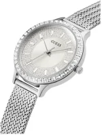 ⁦GUESS Dress Watch for Women, Quartz Movement, Analog Display, Silver Stainless Steel Strap-GW0402L1⁩ - الصورة ⁦3⁩