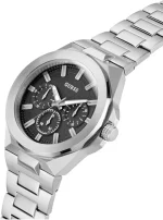 ⁦GUESS Men's Analog Quartz Watch with Stainless Steel Strap GW0798G1⁩ - الصورة ⁦4⁩