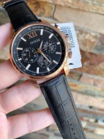 ⁦Genuine Leather Analog 44 mm Watch GW0901G5⁩ - الصورة ⁦2⁩
