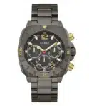 GUESS Stainless Steel Analog Black Dial Men's Watch-Gw0800G2