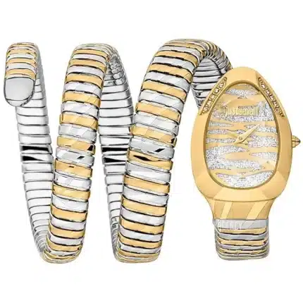 Just Cavalli Analogue Wrist Watches for Women Stainless Steel Multicolor Band with Multi Dial Bracelet Watch for Girls/Ladies - JC1L226M0055
