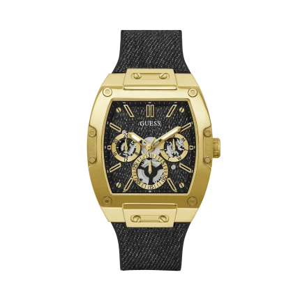 GUESS Stainless Steel Analog Black Dial Men's Watch-Gw0786G1