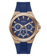 Guess Men's 46mm Rose PVD Quartz Watch GW0799G2