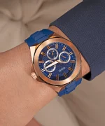 ⁦Guess Men's 46mm Rose PVD Quartz Watch GW0799G2⁩ - الصورة ⁦2⁩