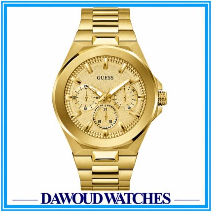 GUESS Men's Multi Dial Quartz Watch with Stainless Steel Strap GW0798G2