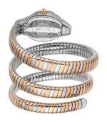 ⁦Just Cavalli Women Watch, Two Tone Silver & Rose Gold Color Metal Bracelet, 3 ATM, JC1L224M0085⁩ - الصورة ⁦2⁩