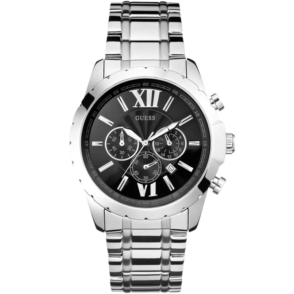 w0193g2 guess watch men silver metal optic bfa4d0f1 98aa 4f16 b074